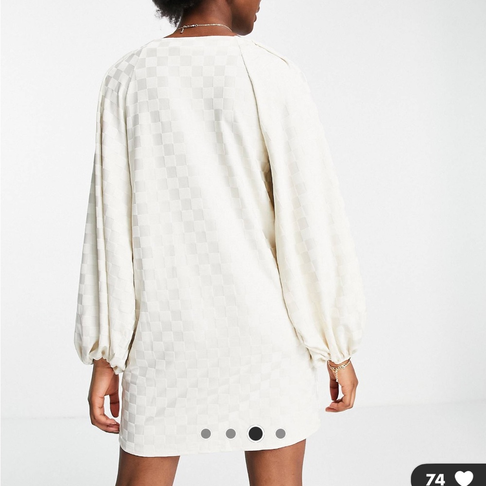 ASOS Checker Mini Dress - Picture 2 of 3